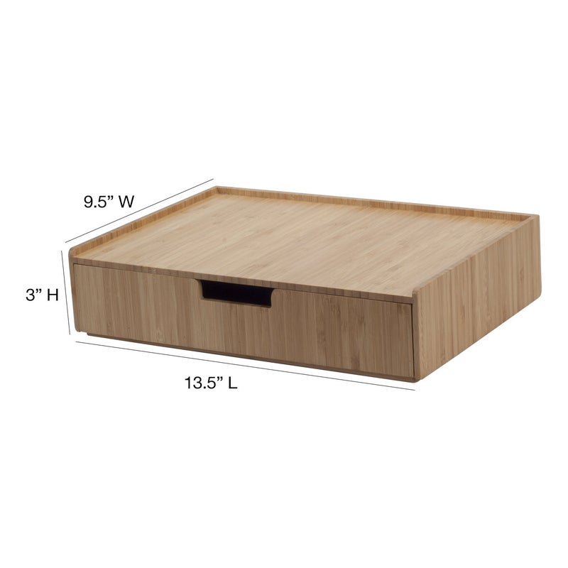MobileVision Bamboo Drawer Organizer to hold Single-serve coffee pods, Coffee, Tea, & Espresso Pods, Condiments and Accessories, Perfect for Kitchens & Office Break Rooms - Image 2